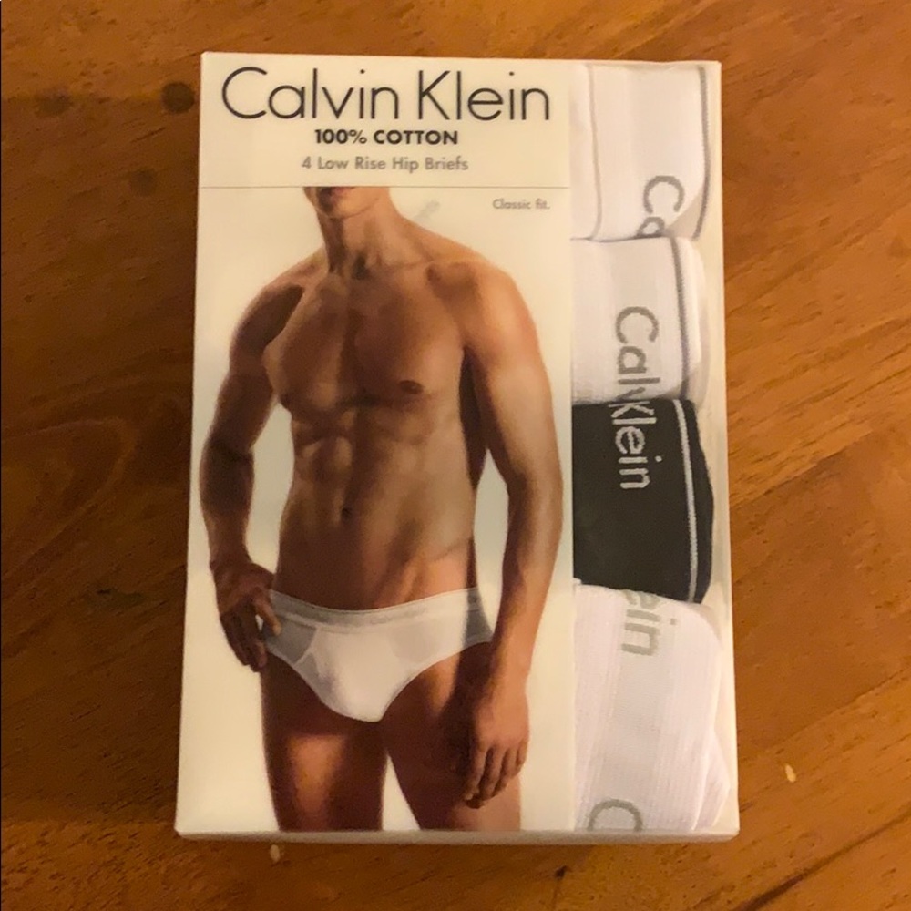 Calvin Klein 4 Low Rise Hip Briefs